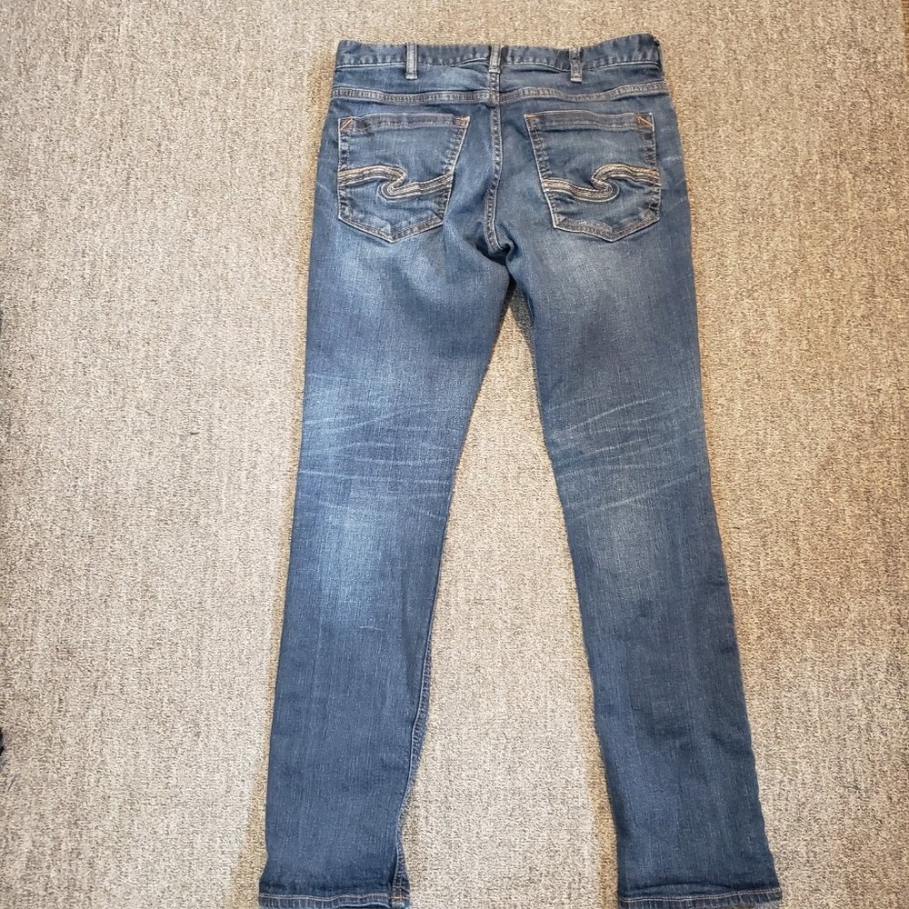 Silver Jeans W32 Konrad Slim Fit Slim Straight Leg Jeans
